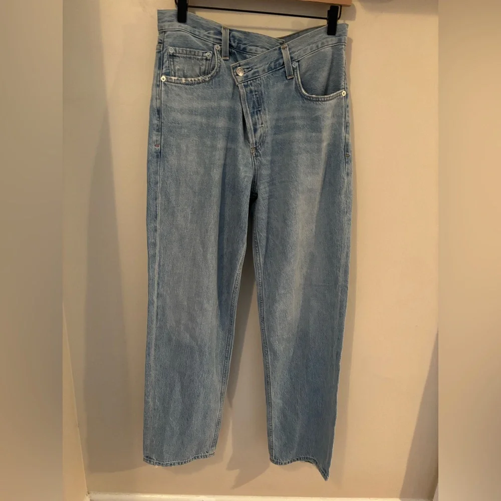 AGOLDE Criss Cross Upsized Jean in suburbia medium wash size 26 - Picture 7 of 10